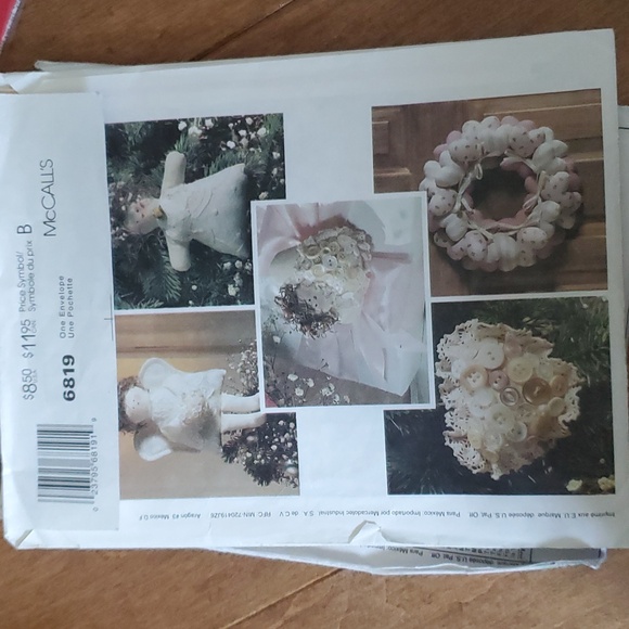 Bundle of vintage holiday craft patterns - Picture 5 of 9